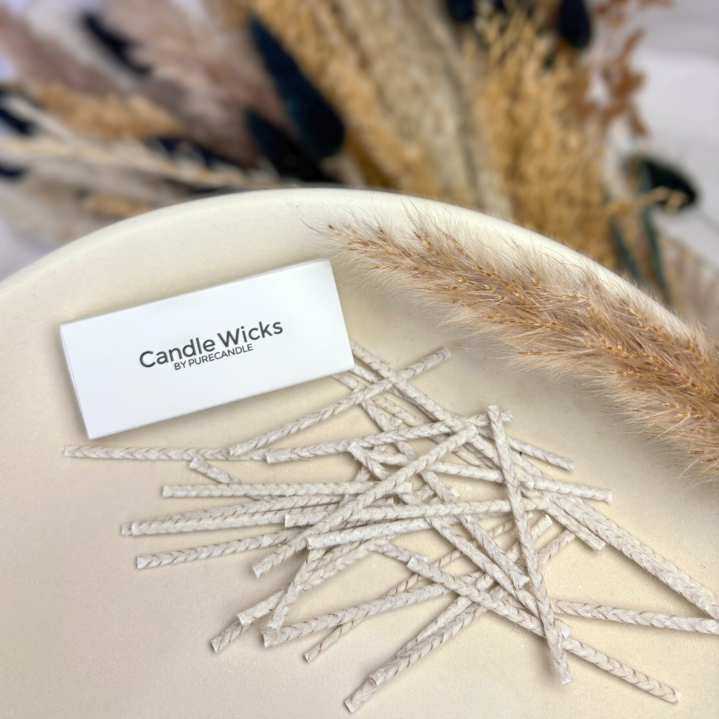 PureCandle Kaarslonten Bruin Medium