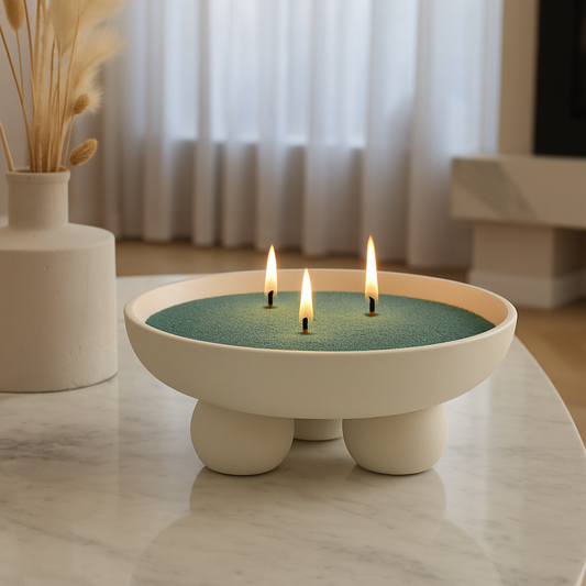 Groen Kaarsenzand - Forest green Candle Sand -PureCandle