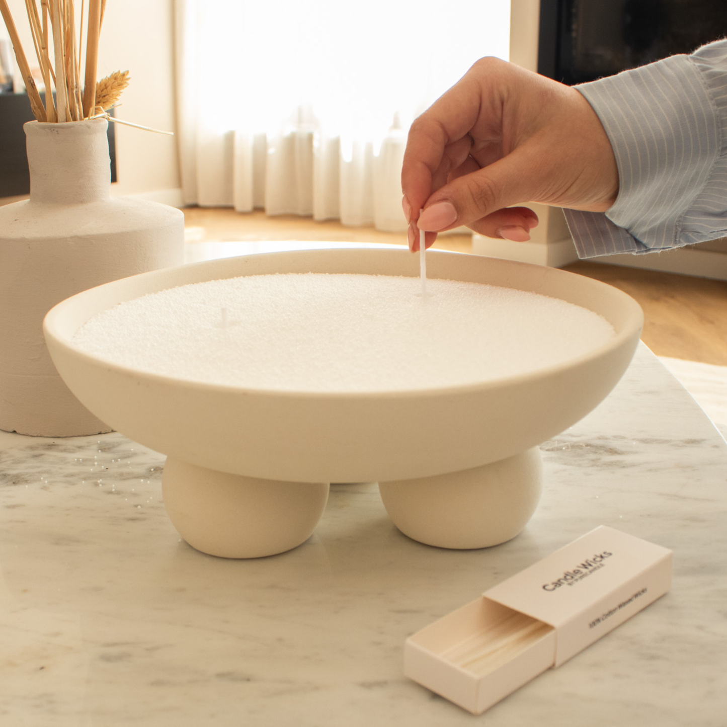 Instructie kaarsenzand hoe werkt kaarsenzand