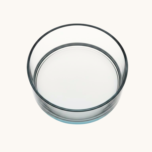 Glazen ronde schaal (25cm) - Clara