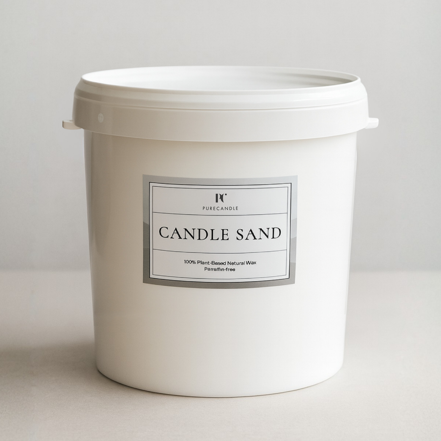 Wit kaarsenzand bucket - Kaarsenzand bulkverpakking - Kaarsenzand bruiloft - Bulk Candle Sand -white Candle Sand - PureCandle - Pure White - Kaarsenzand evenementen