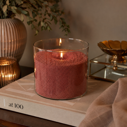 Berry Blush Kaarsenzand met lonten