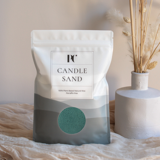 Groen Kaarsenzand - Forest green Candle Sand - PureCandle