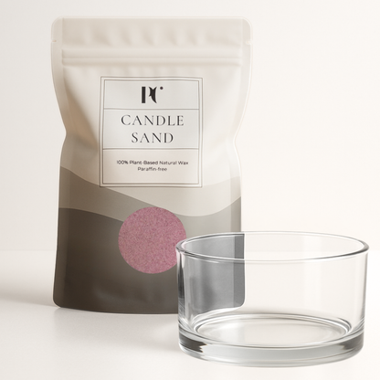 Kaarsenzand cadeauset - Purple Rose