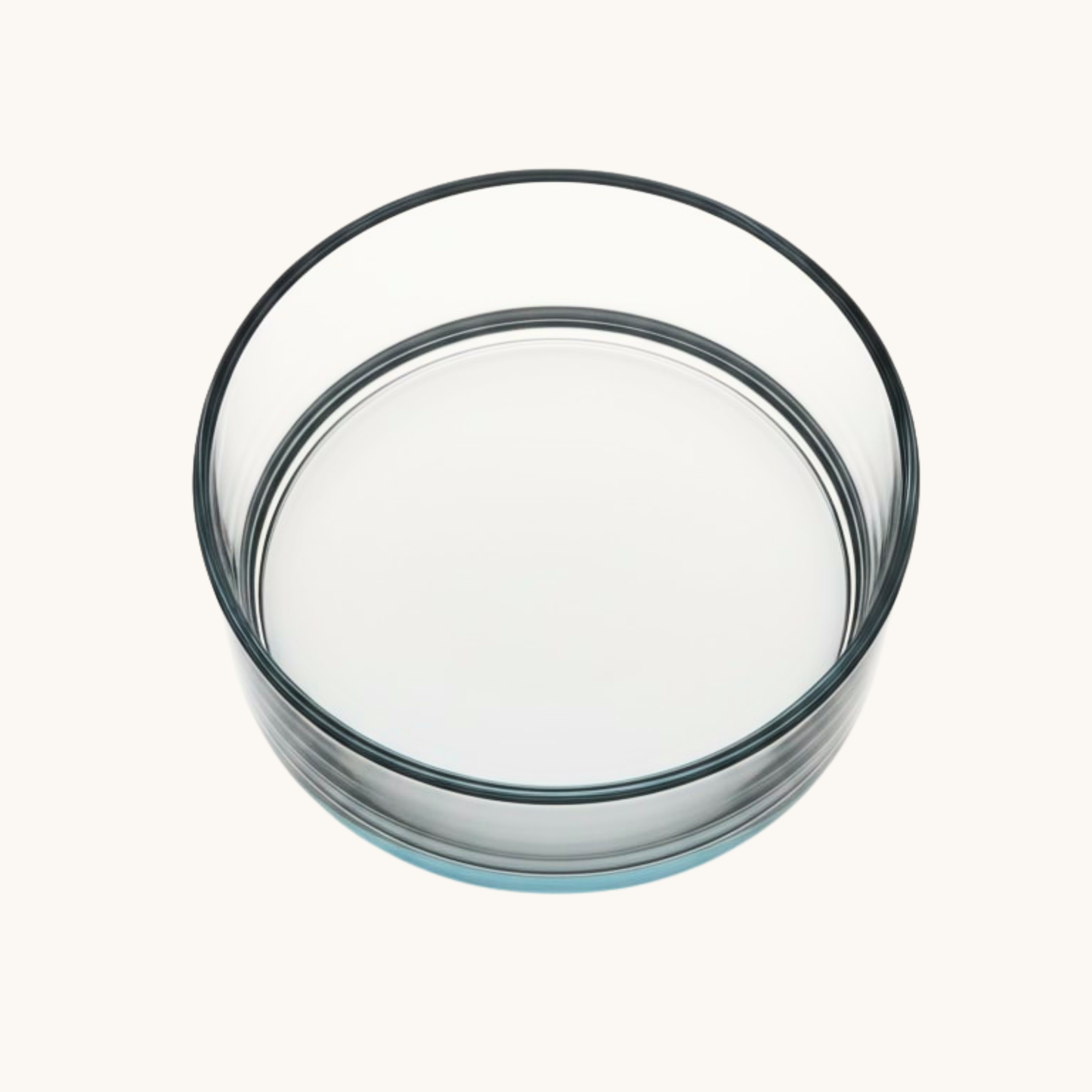 Glazen ronde schaal (29cm) - Clara