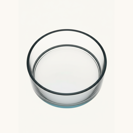 Glazen ronde schaal (15cm) - Clara