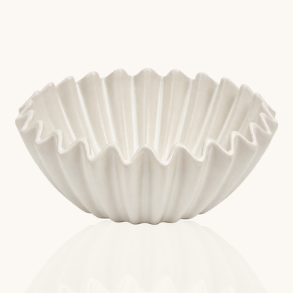 Keramische golvende schaal (20cm) - Elora