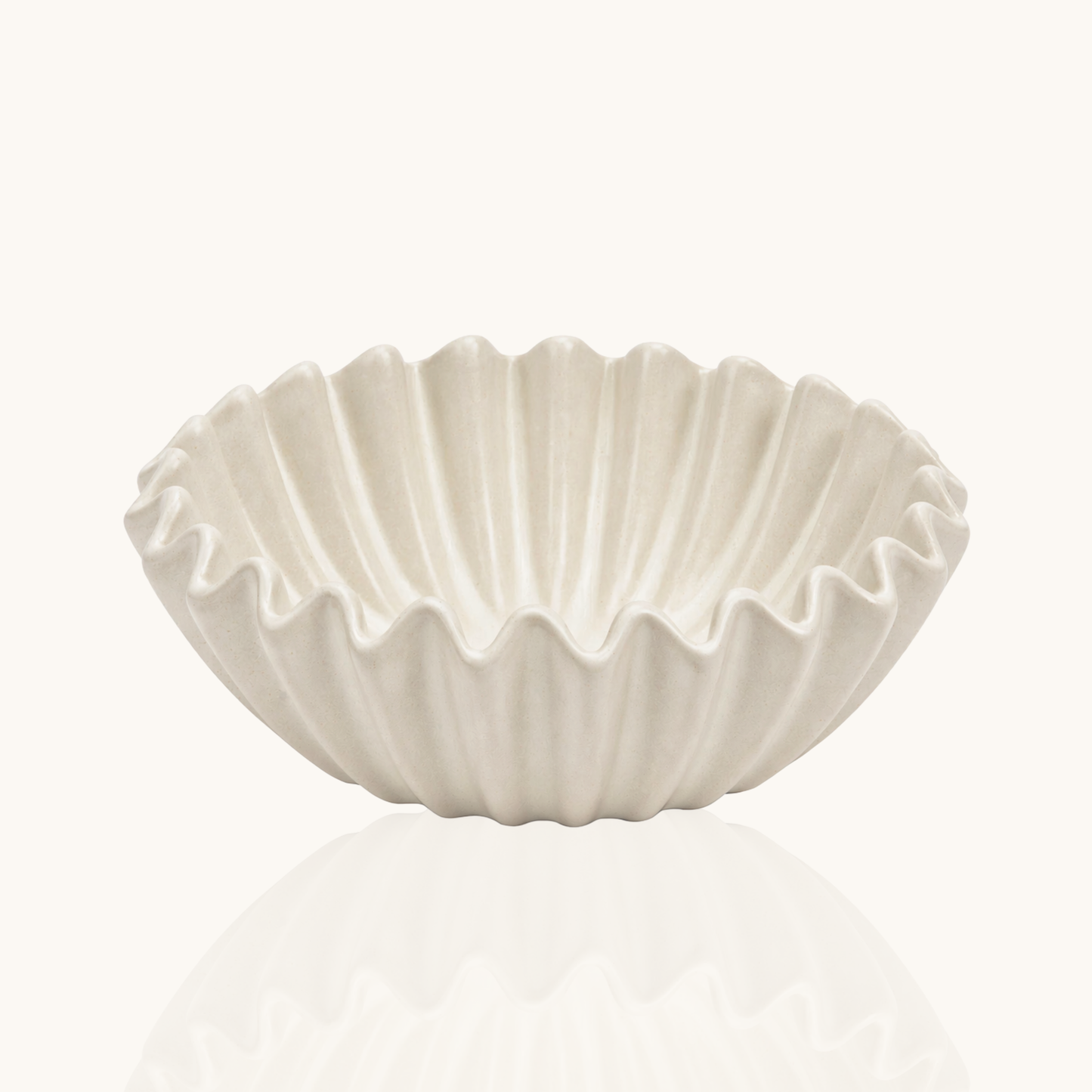 Keramische golvende schaal (15cm) - Elora