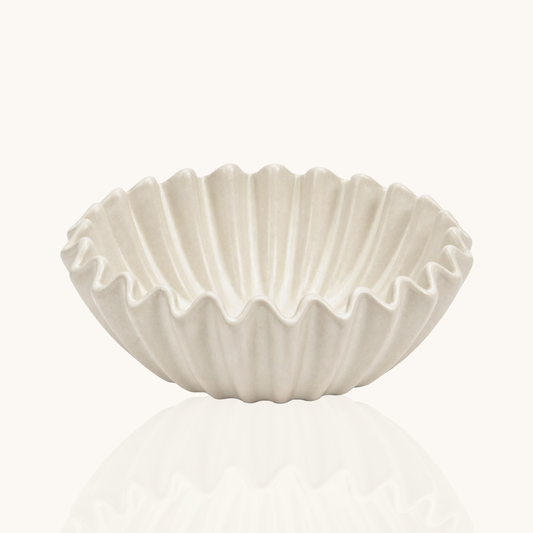 Keramische golvende schaal (15cm) - Elora