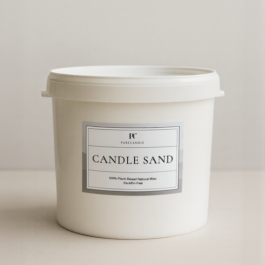 Wit kaarsenzand bucket - Kaarsenzand bulkverpakking - Kaarsenzand bruiloft - Bulk Candle Sand -white Candle Sand - PureCandle - Pure White