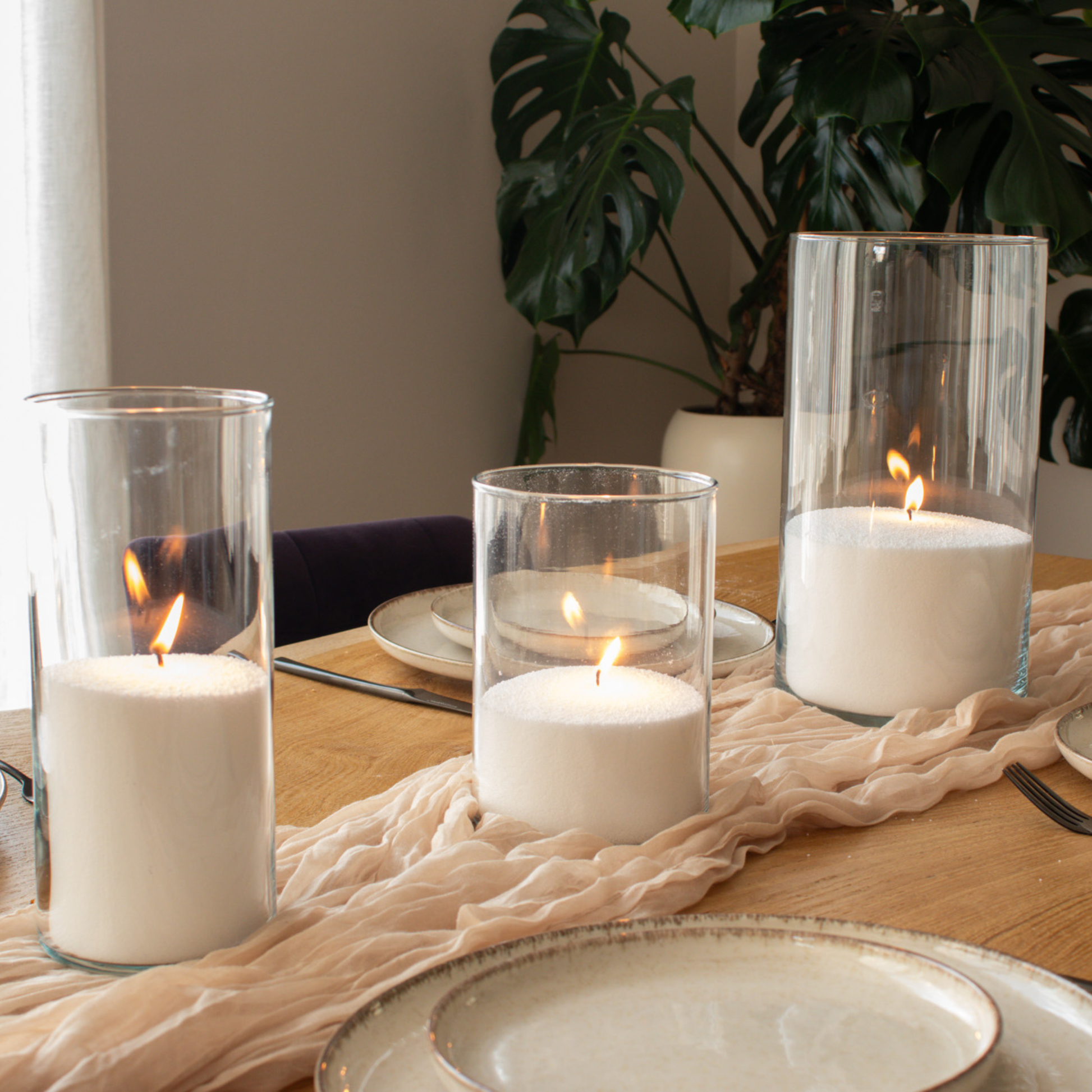 Wit kaarsenzand bucket - Kaarsenzand bulkverpakking - Kaarsenzand bruiloft - Bulk Candle Sand -white Candle Sand - PureCandle - Pure White - kaarsenzand evenementen