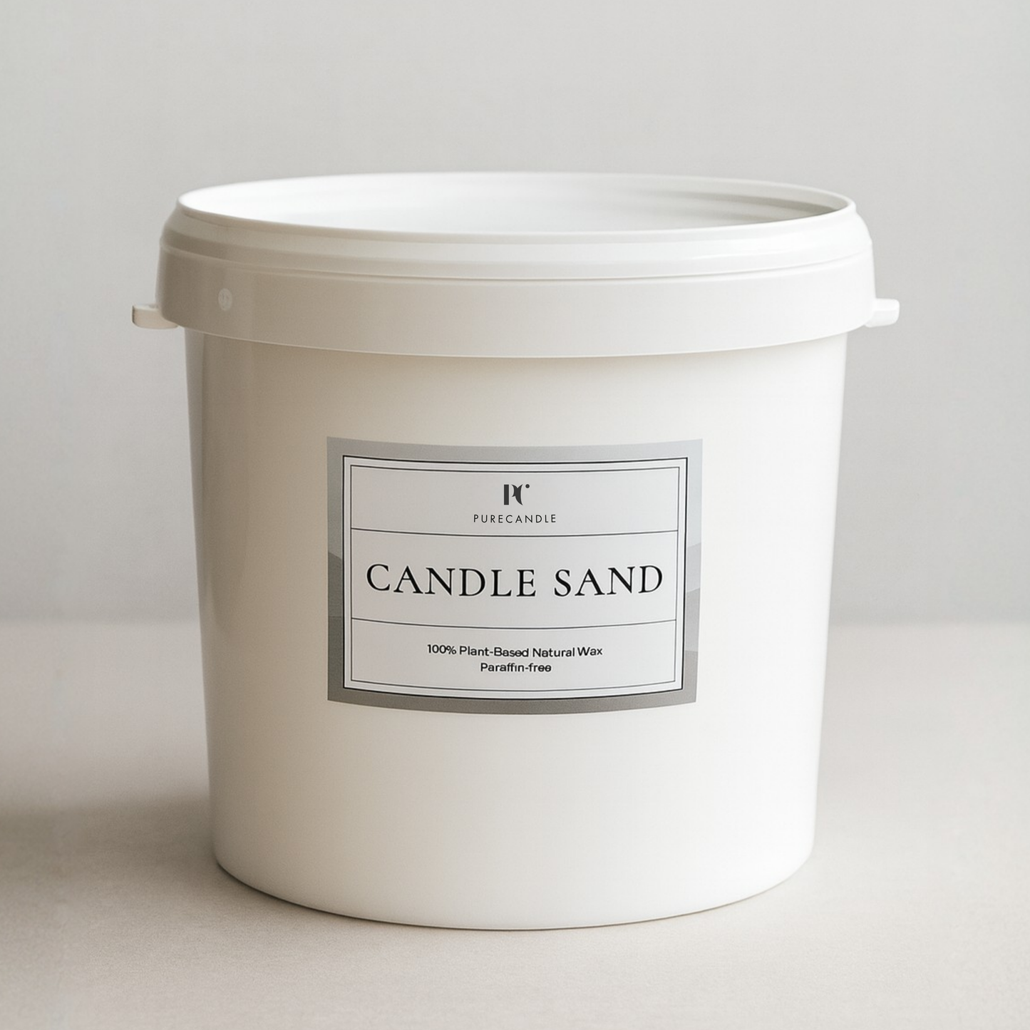 Wit kaarsenzand bucket - Kaarsenzand bulkverpakking - Kaarsenzand bruiloft - Bulk Candle Sand -white Candle Sand - PureCandle - Pure White