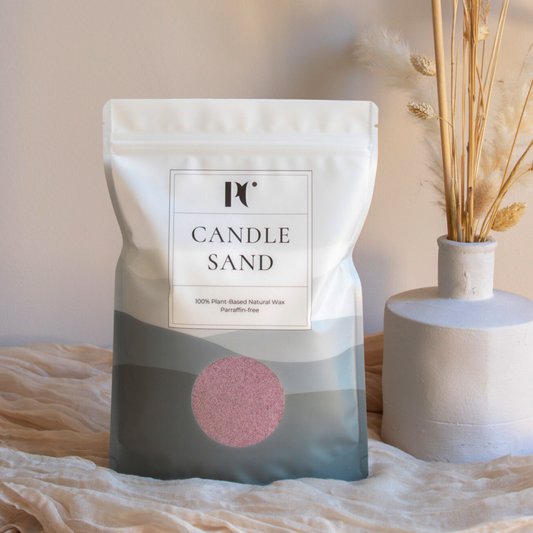oud roze kaarsenzand - purple rose candle sand - purecandle