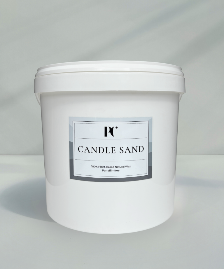 Bulkverpakking kaarsenzand buckets -wit kaarsenzand met lonten van PureCandle – plantaardig, paraffinevrij en ideaal voor DIY kaarsen en kaarsensets voor zakelijk. Kaarsenzand voor Bruiloft
