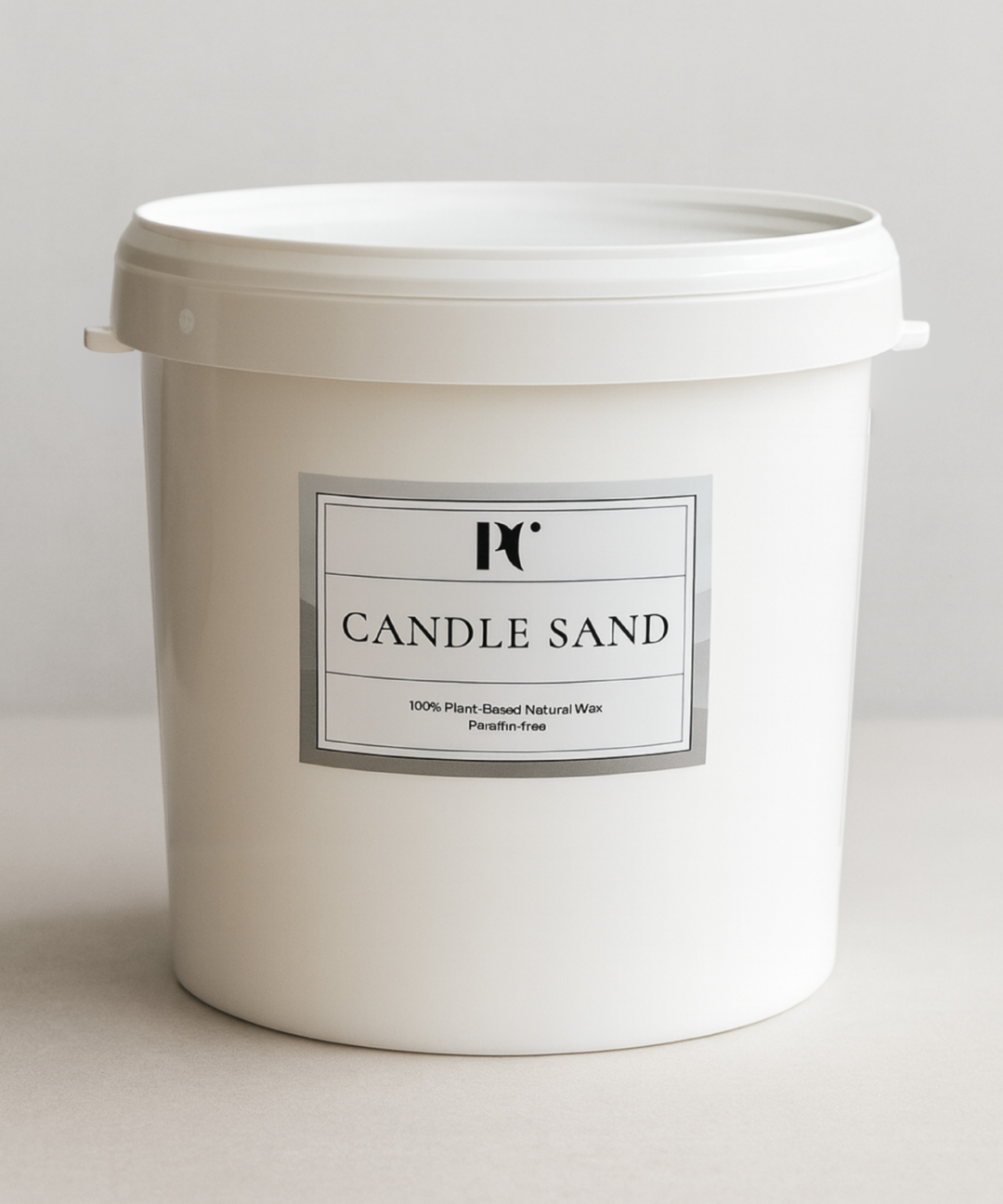 Bulkverpakking kaarsenzand buckets -wit kaarsenzand met lonten van PureCandle – plantaardig, paraffinevrij en ideaal voor DIY kaarsen en kaarsensets voor zakelijk. Kaarsenzand voor Bruiloft