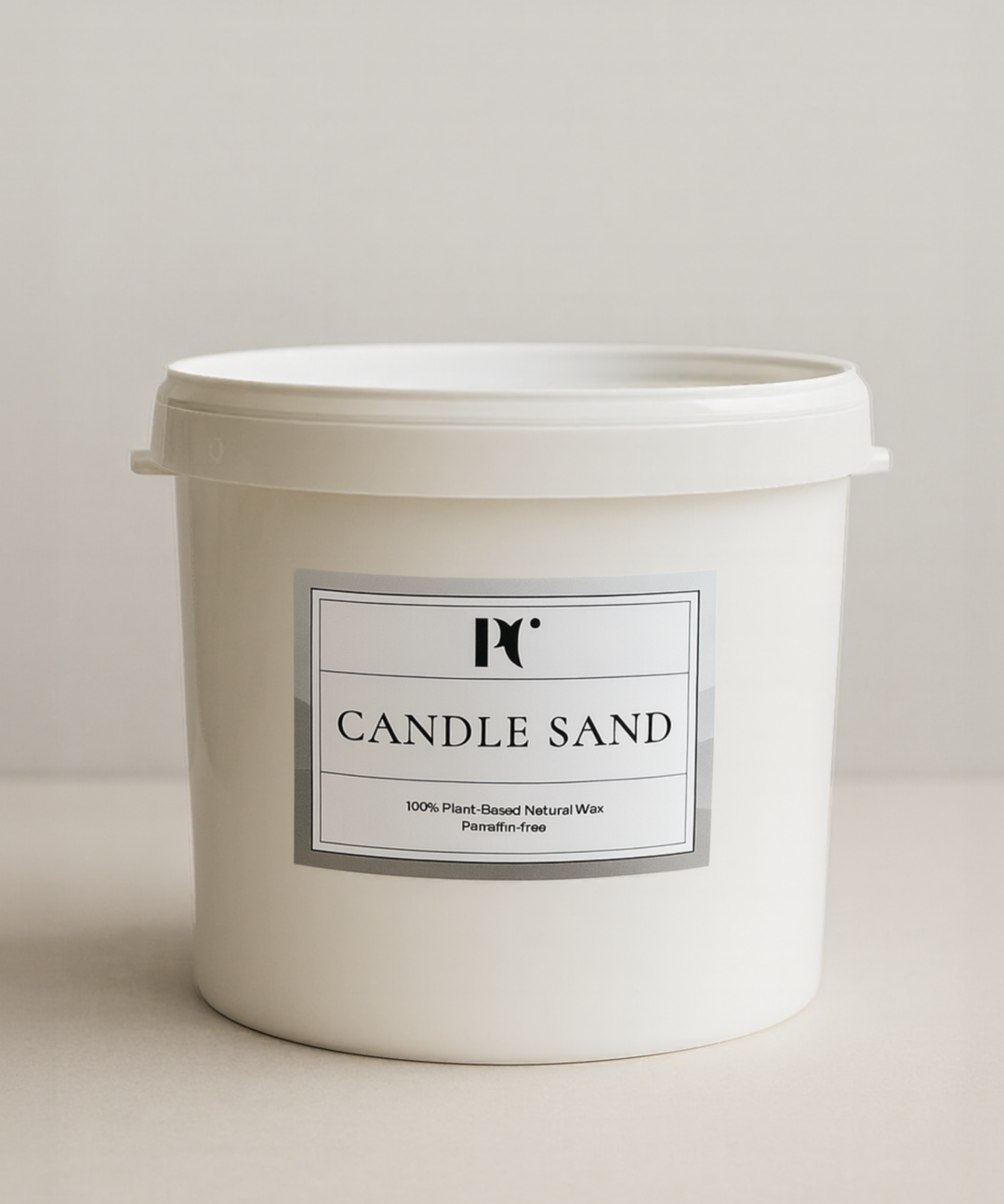 Bulkverpakking kaarsenzand buckets -wit kaarsenzand met lonten van PureCandle – plantaardig, paraffinevrij en ideaal voor DIY kaarsen en kaarsensets voor zakelijk. Kaarsenzand voor Bruiloft